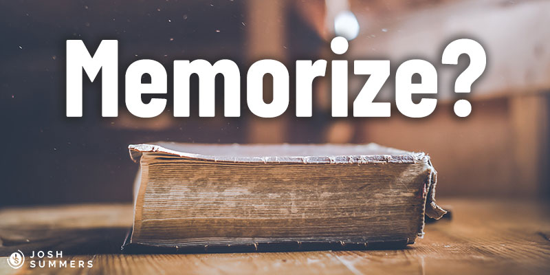 How to memorize the Bible