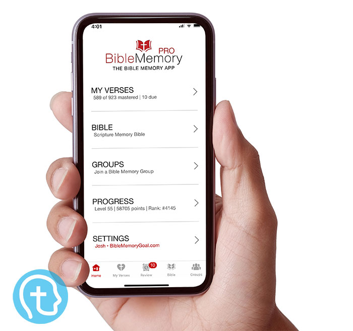 Bible Memory Goal App