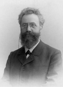 Hermann Ebbinghaus, a German psychologist who developed the forgetting curve
