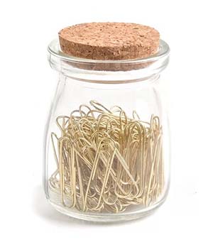 Use a paper clip jar to track your Bible memory habit!