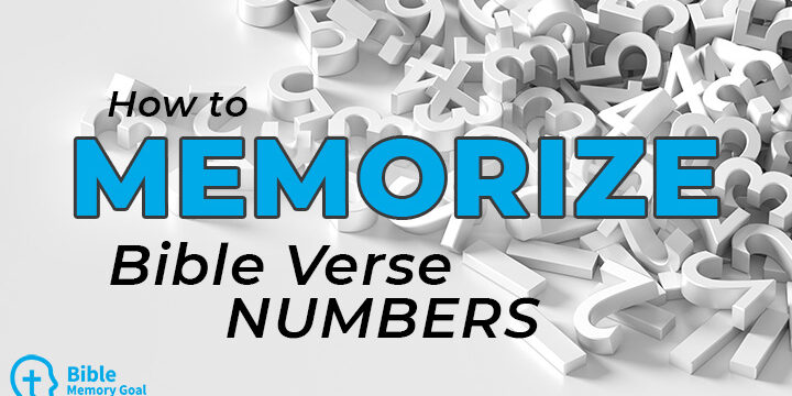 How to memorize Bible verse numbers