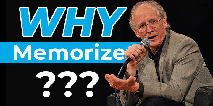 “Bible Memory is NOT in the Bible” (John Piper explains why he does)