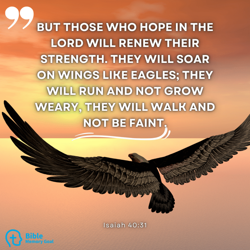 Isaiah 40:31 verse card