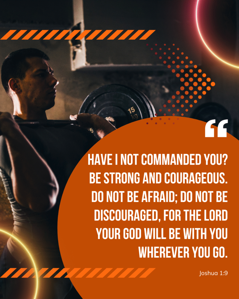 Joshua 1:9 verse card