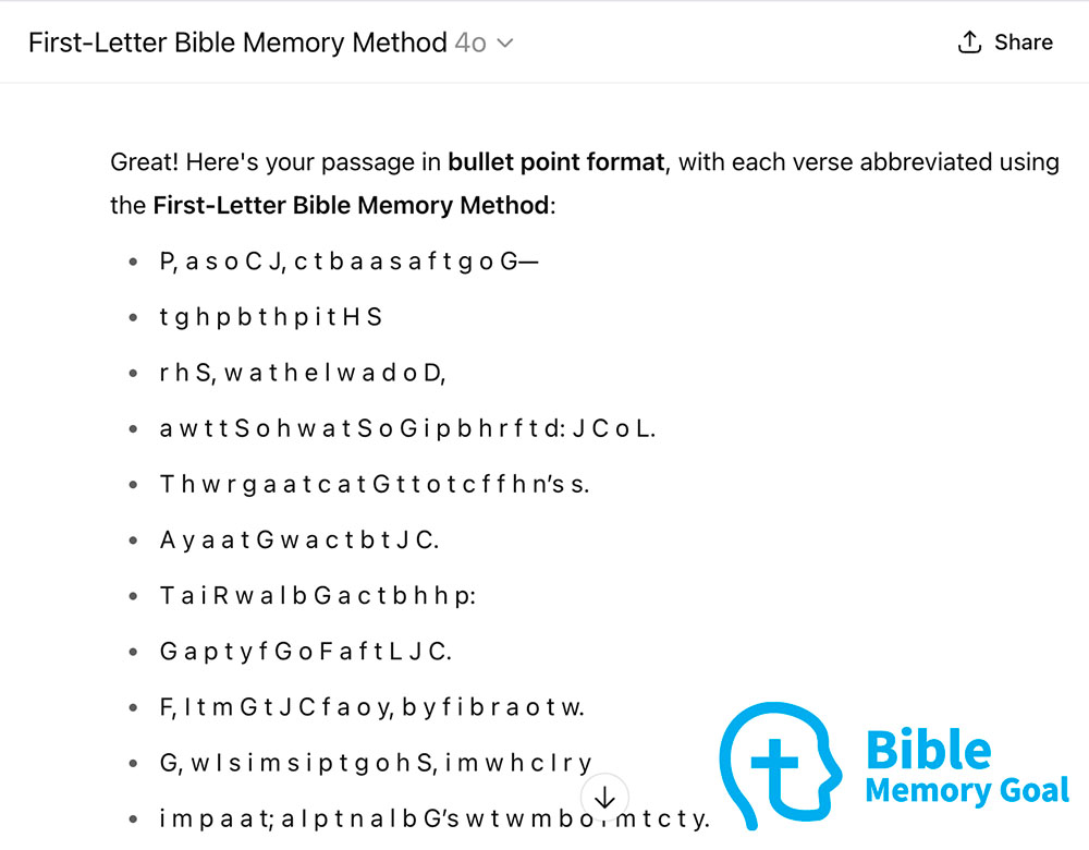 Custom GPT that creates a first letter printout