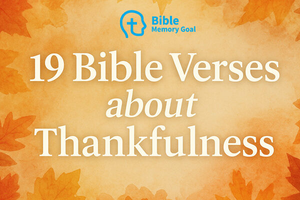 Bible verses about thankfulness