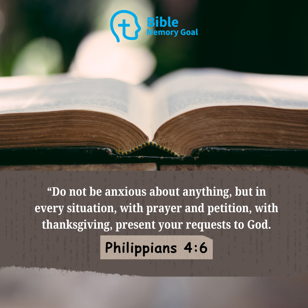 Philippians 4:6 verse card