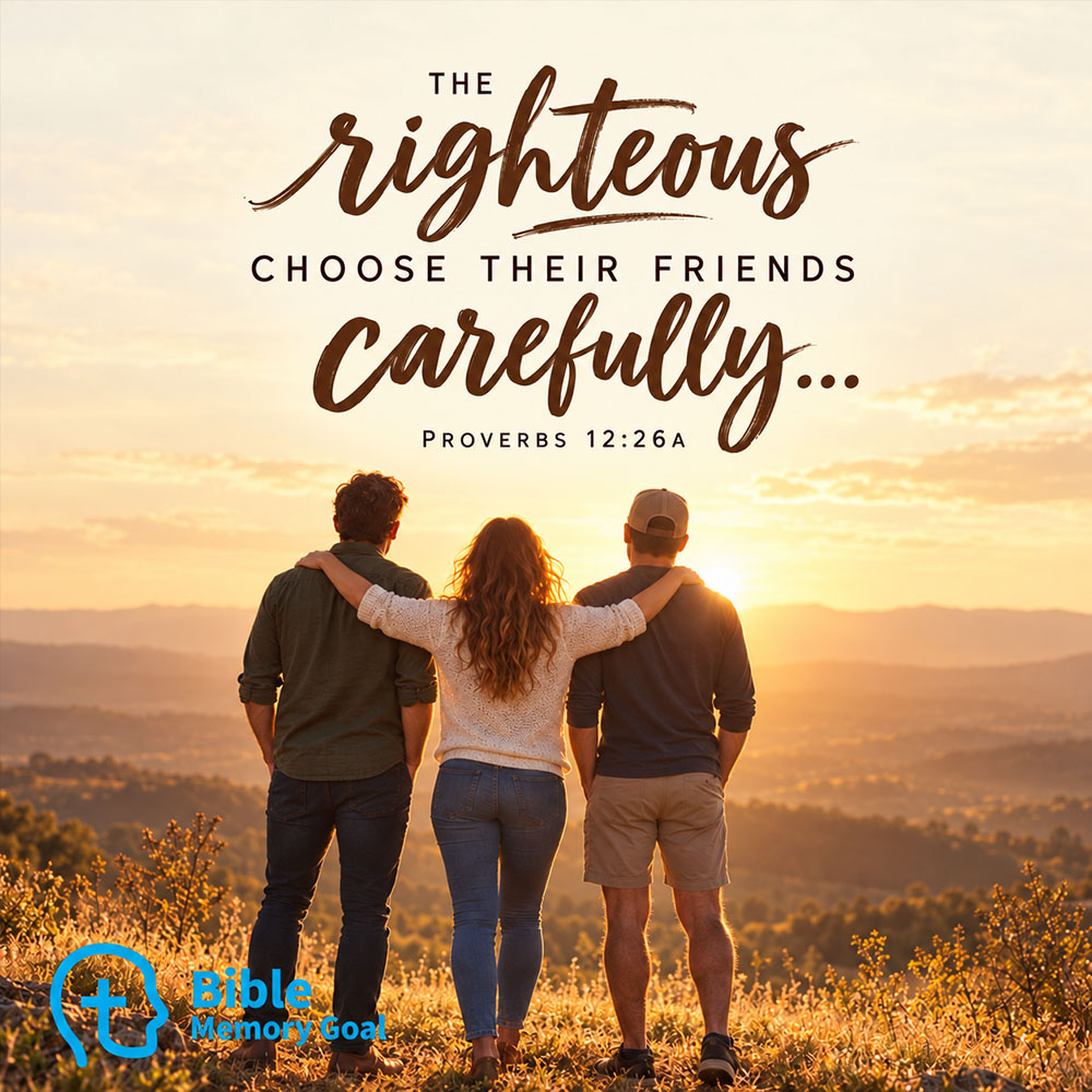Proverbs 12:26 verse card