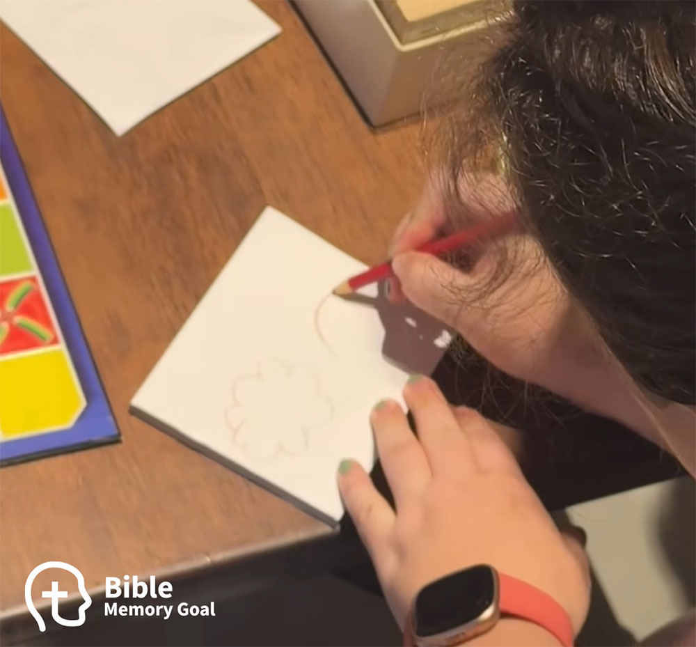Bible memory pictionary